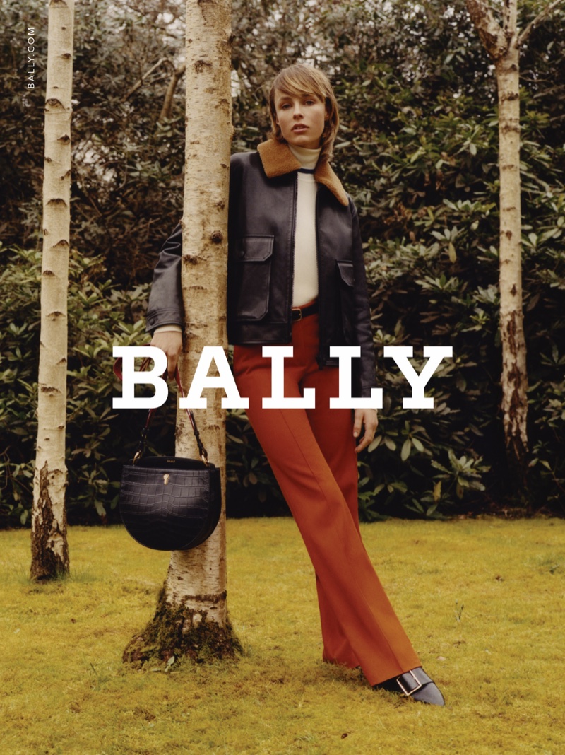 Edie Campbell stars in Bally fall-winter 2018 campaign