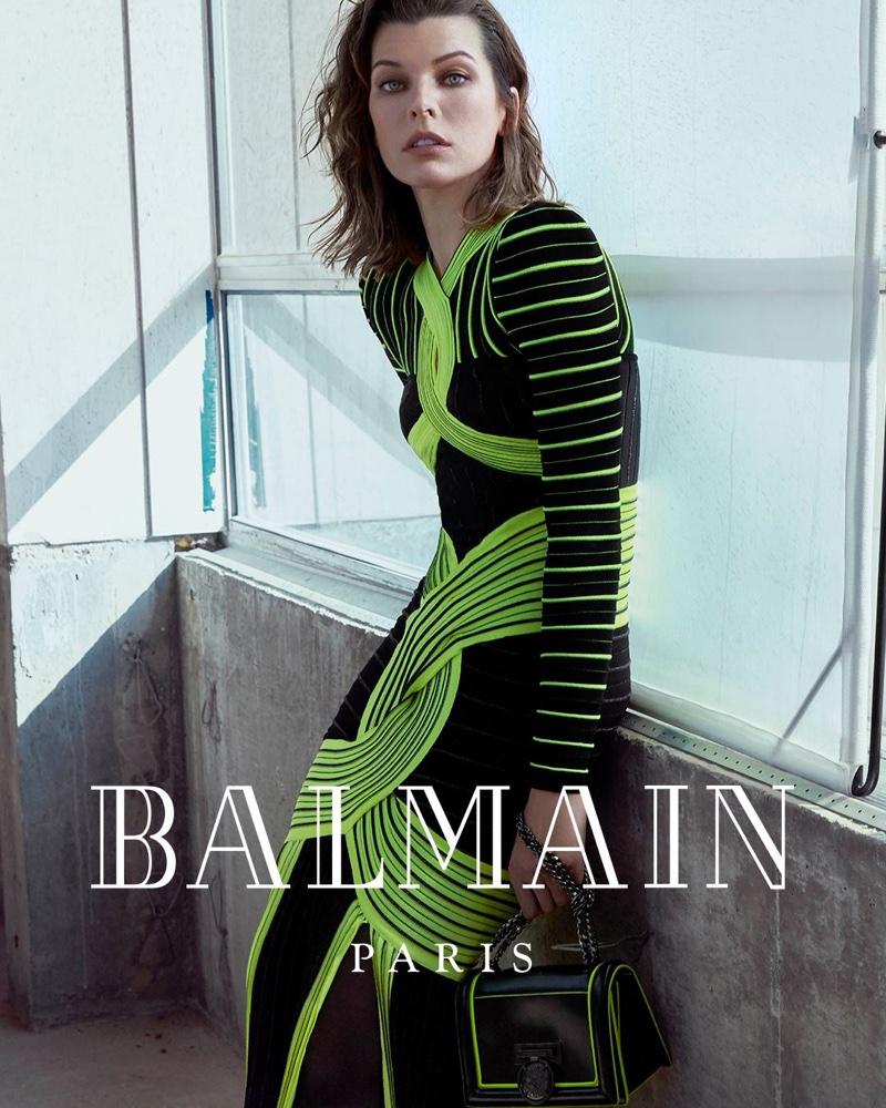 Balmain taps Milla Jovovich for fall-winter 2018 campaign