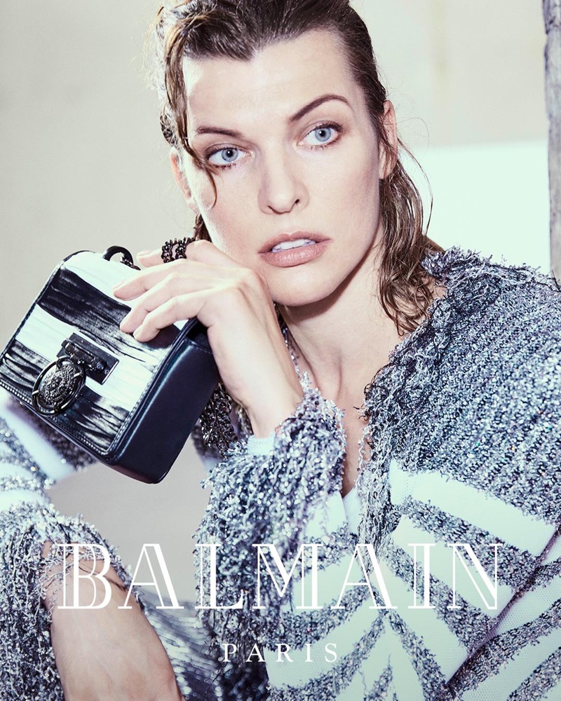 Balmain enlists actress Milla Jovovich for fall-winter 2018 campaign