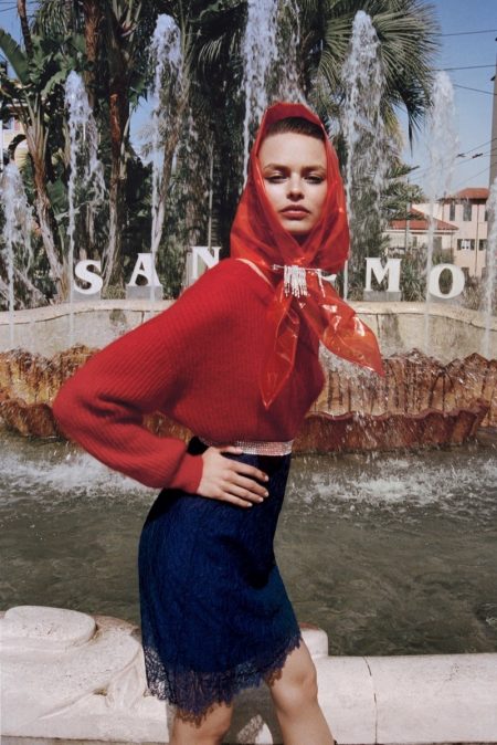 Birgit Kos Looks Elegant in Italy for Vogue China Birgit Kos Looks Elegant in Italy for Vogue China