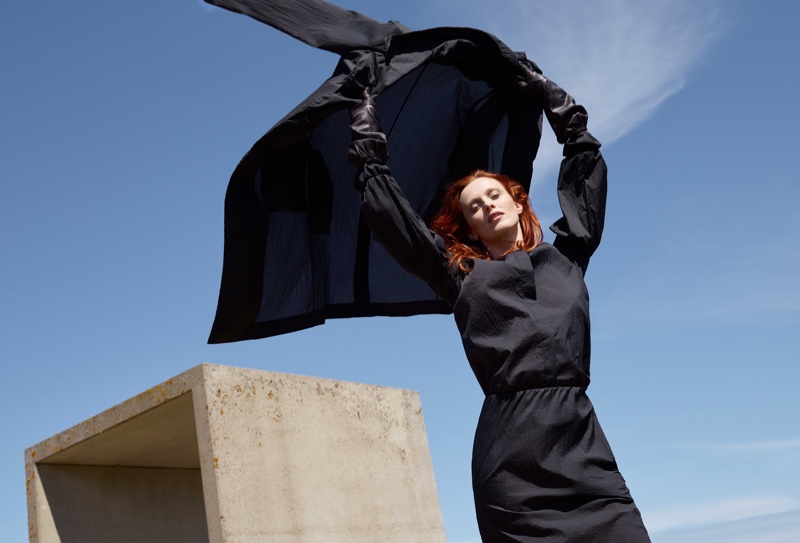 Karen Elson stars in COS fall-winter 2018 campaign