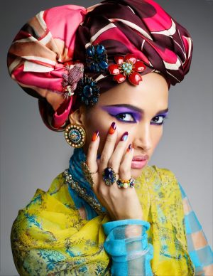 Camila Costa | Harper's Bazaar Arabia | Headscarves Editorial