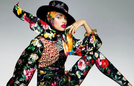 Camila Costa Poses in Chic Headwraps for Harper's Bazaar Arabia Camila Costa Poses in Chic Headwraps for Harper's Bazaar Arabia