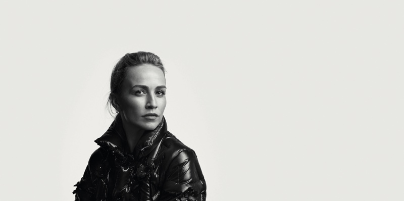 Race Car Driver Carmen Jorda in Moncler BEYOND campaign