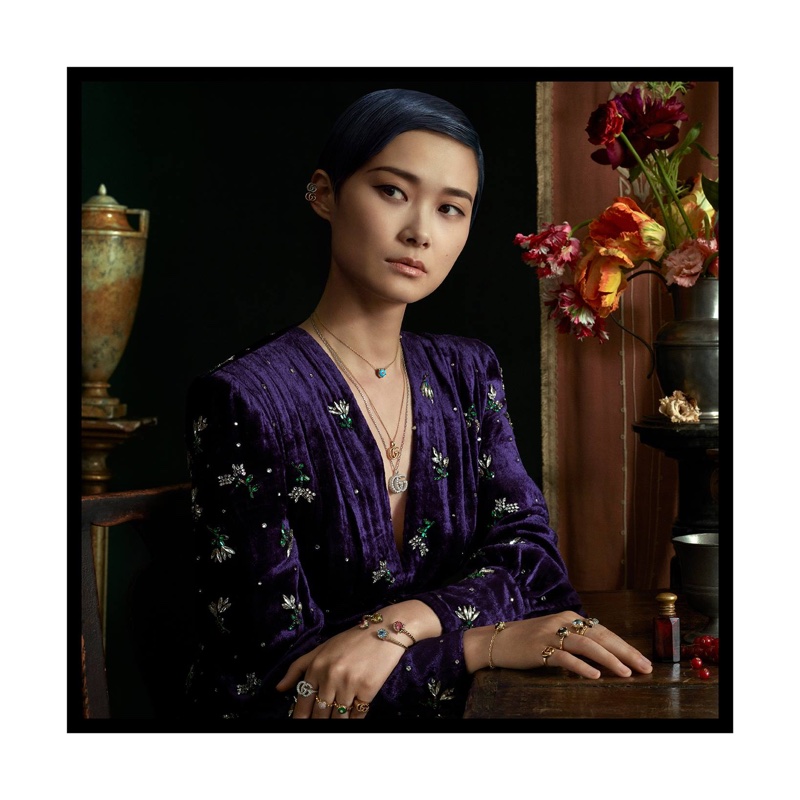 Singer and actress Chris Lee appears in Gucci Jewelry + Timepieces campaign
