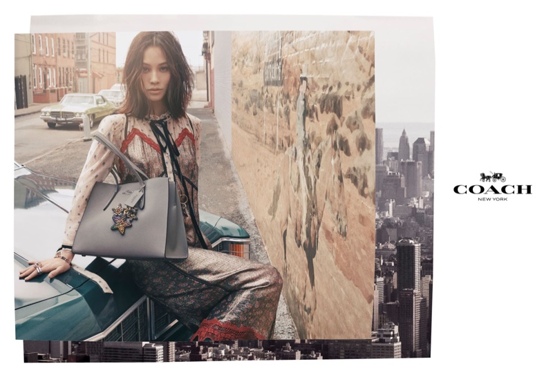 Kiko Mizuhara fronts Coach fall-winter 2018 campaign