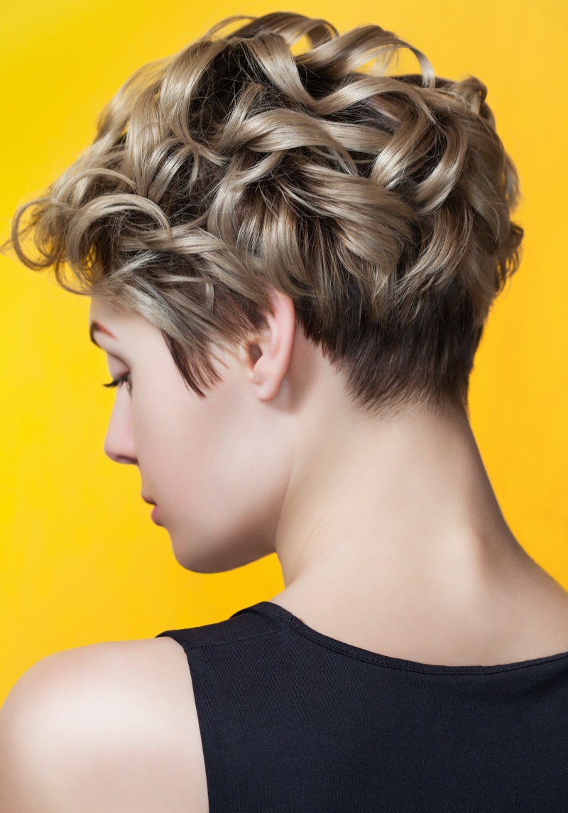 Curly Pixie Undercut