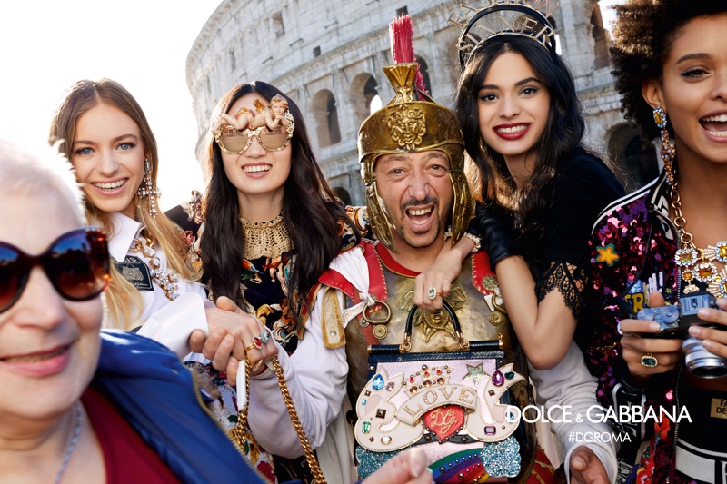 Dolce & Gabbana sets fall-winter 2018 campaign in Rome