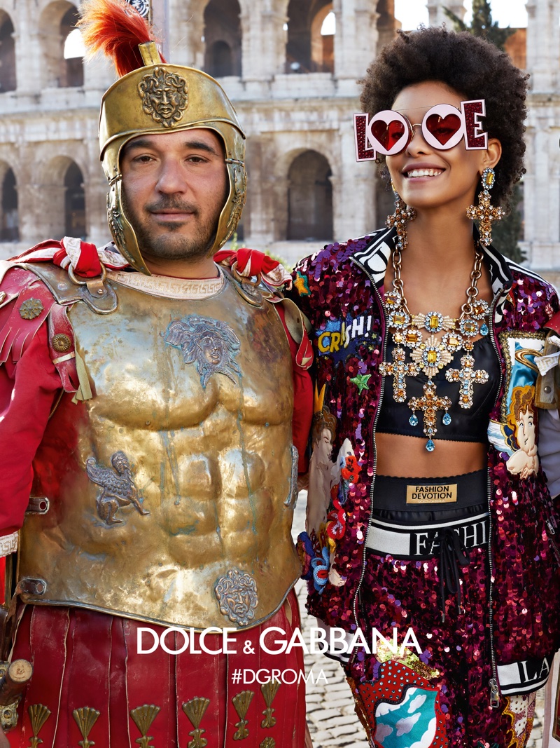 Samile Bermannelli stars in Dolce & Gabbana fall-winter 2018 campaign