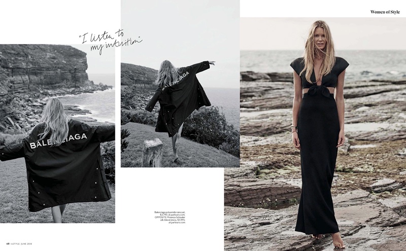 Elle Macpherson is a Beach Beauty for InStyle Australia