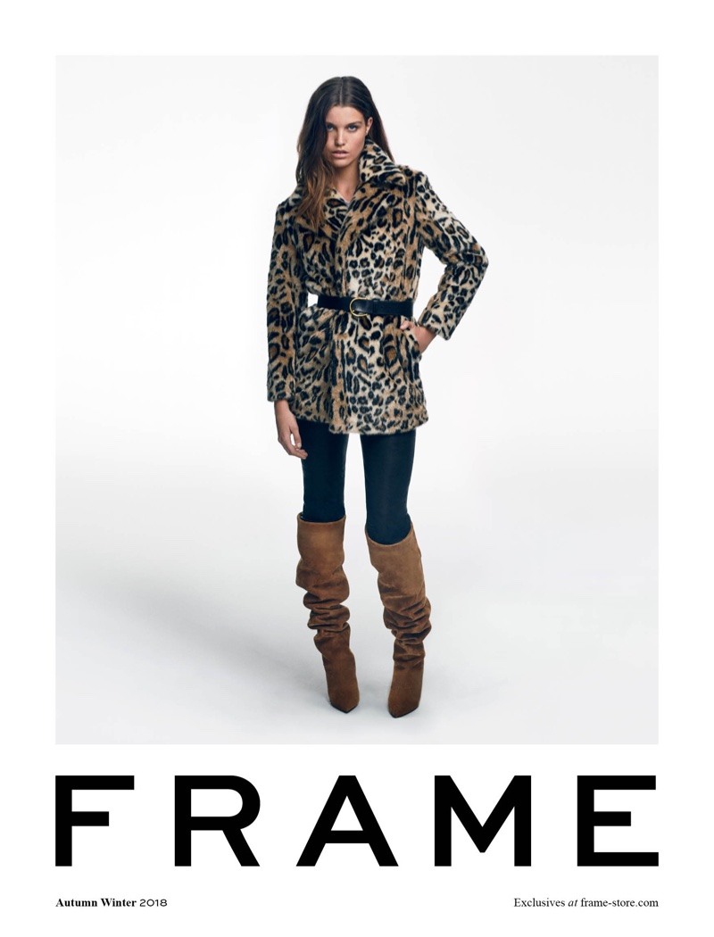 An image from FRAME's fall 2018 advertising campaign
