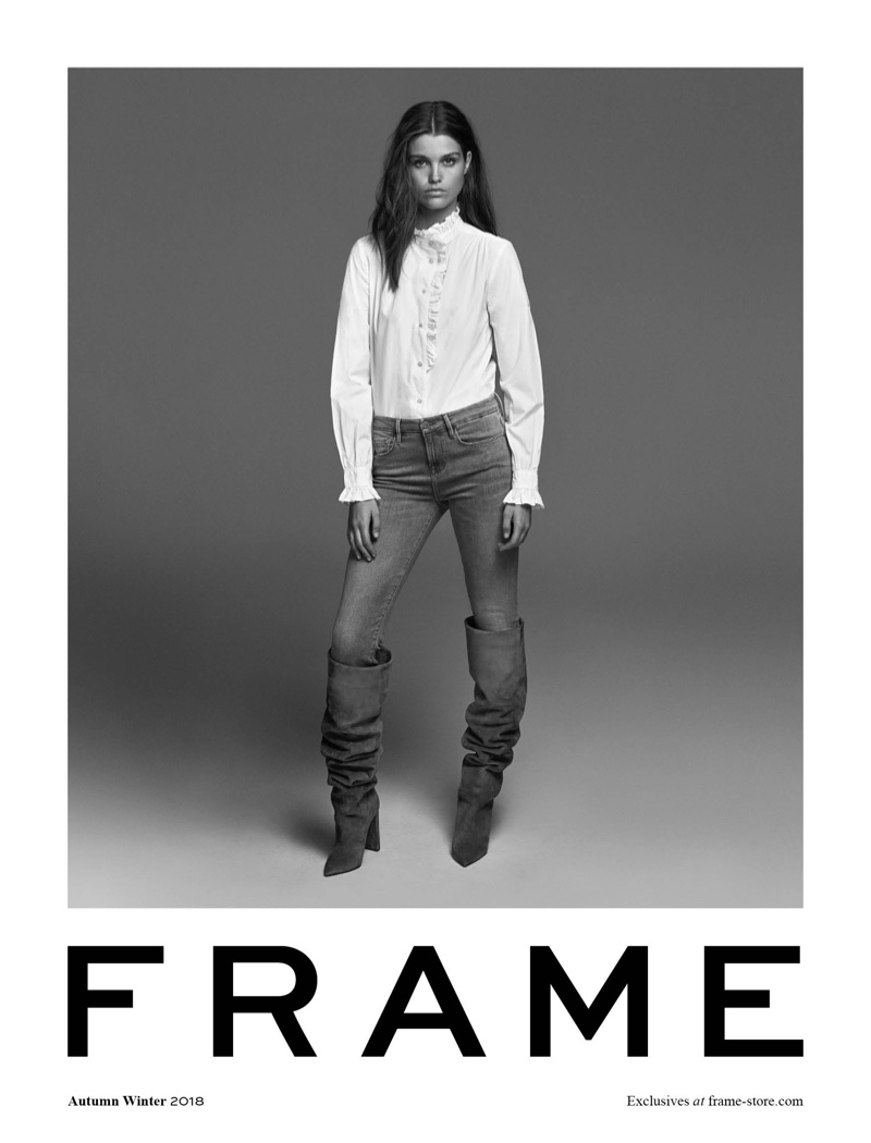 FRAME focuses on denim for fall-winter 2018 campaign