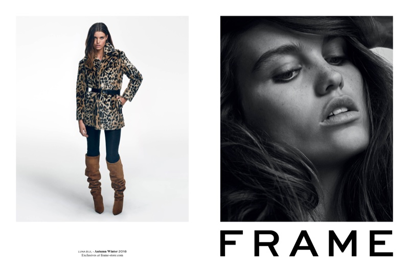 FRAME taps Luna Bijl for fall-winter 2018 campaign