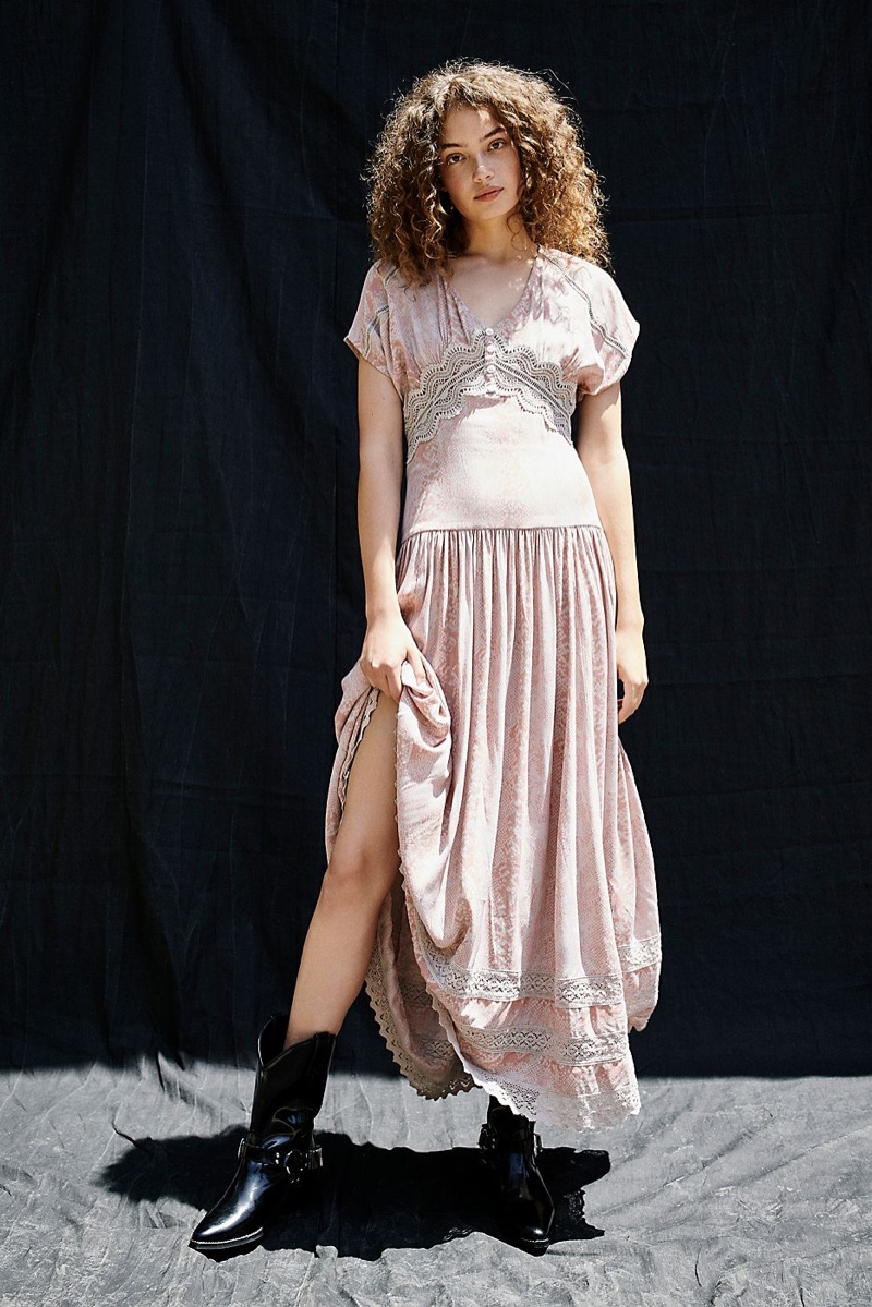 Free People Prairie Flower Maxi Dress