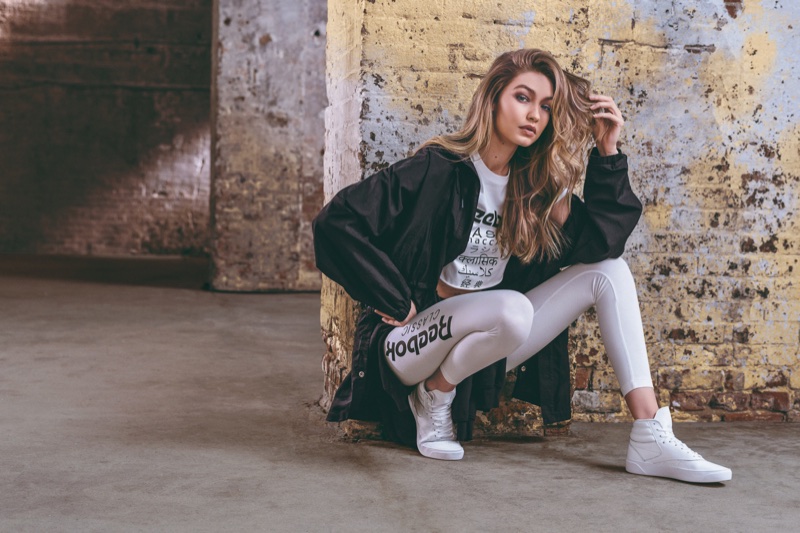 Gigi Hadid stars in Reebok Freestyle Hi Nova sneaker campaign