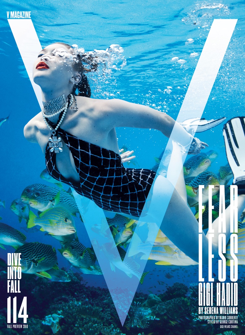 Gigi Hadid Channels Her Inner Bond Girl for V Magazine