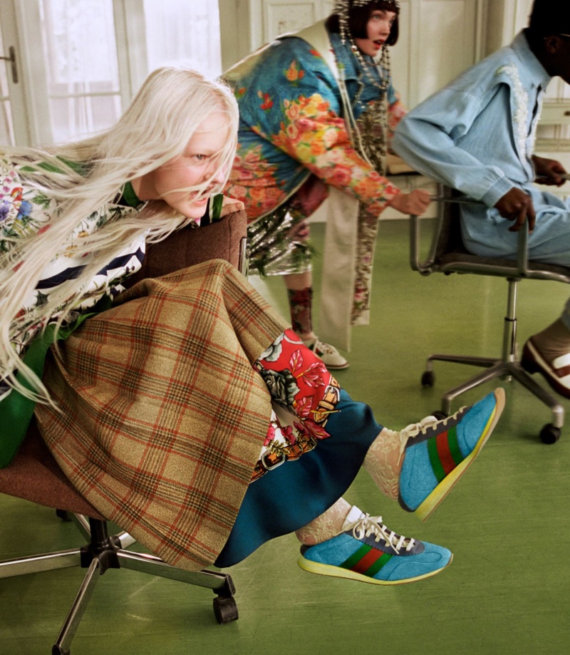 An image from Gucci fall 2018 advertising campaign - Gucci Collectors