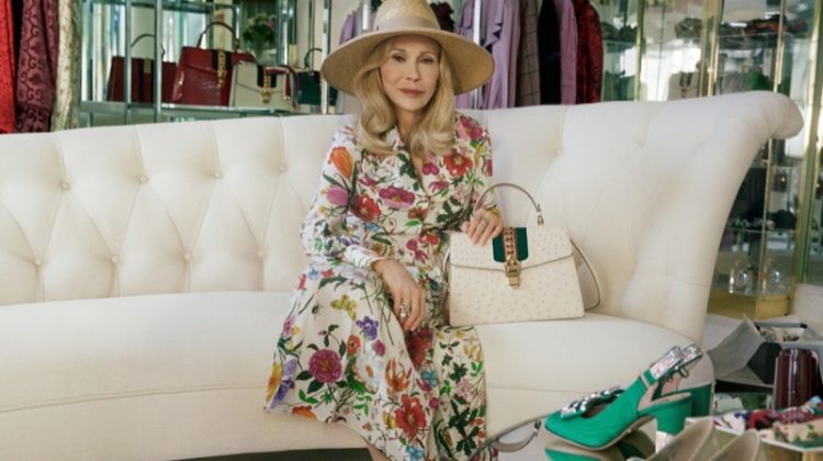 Faye Dunaway stars in Gucci Sylvie handbag campaign