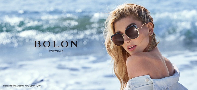 Hailey Baldwin stars in Bolon Eyewear 2018 campaign