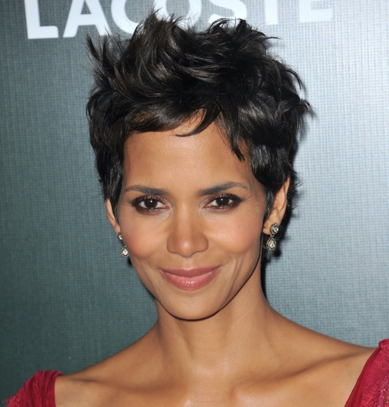 Halle Berry Curly Pixie