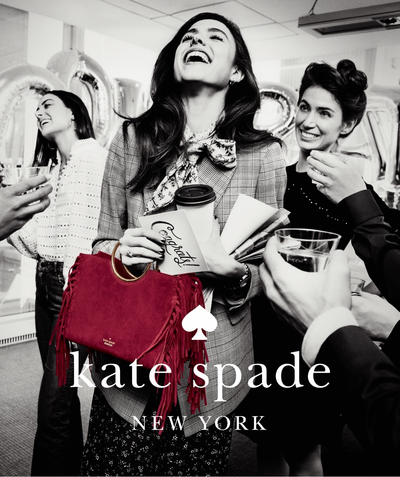 Margaret Qualley stars in Kate Spade fall-winter 2018 campaign