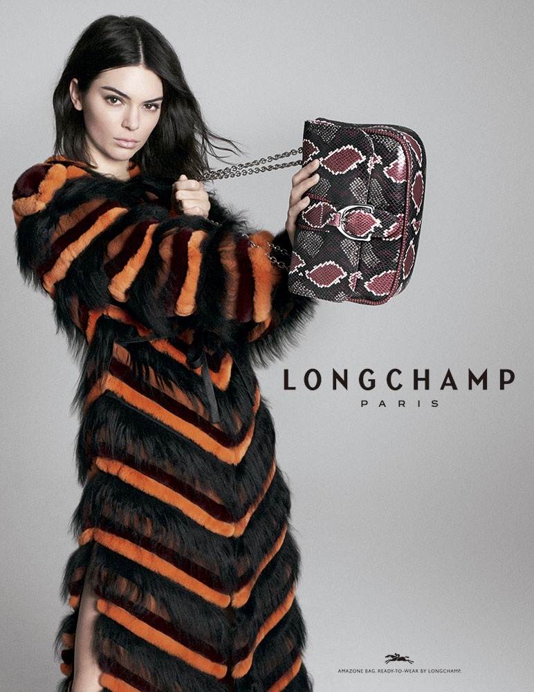 Longchamp enlists Kendall Jenner for fall-winter 2018 campaign