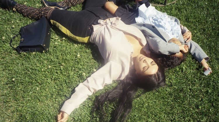 Kim Kardashian & North West Front Fendi #MeandMyPeekaboo Campaign