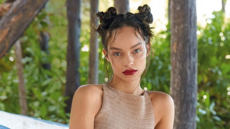 Luma Grothe Models Summer Looks for Glamour Germany