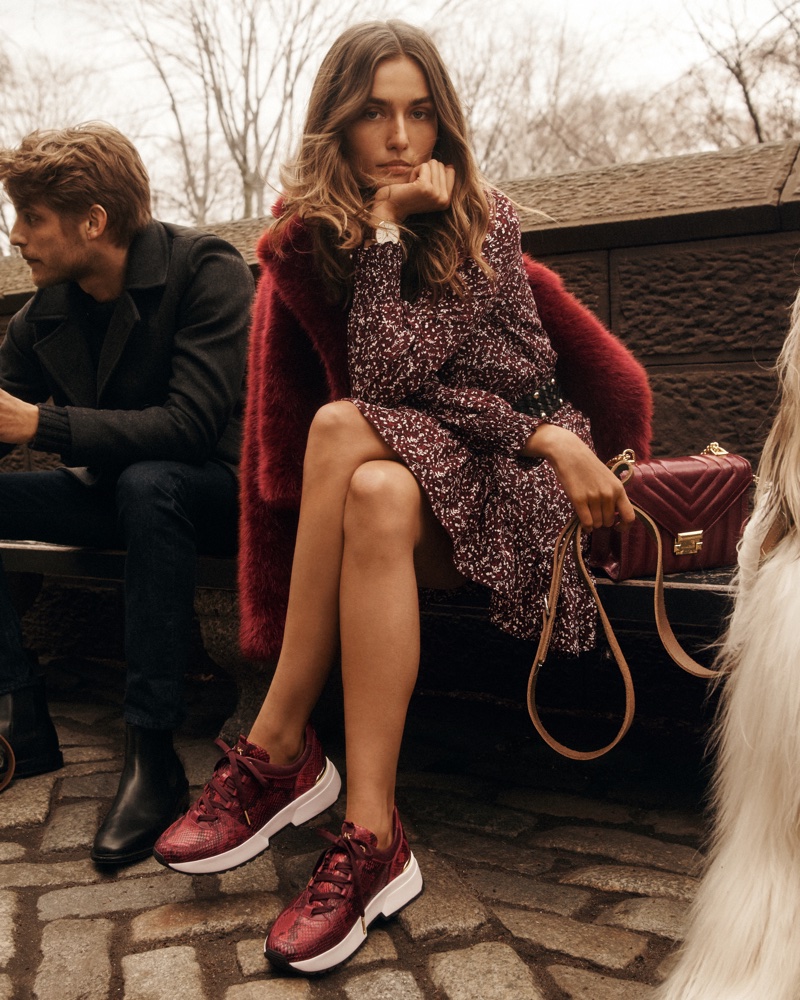 Andreea Diaconu and Baptiste Radufe appears in MICHAEL Michael Kors fall-winter 2018 campaign