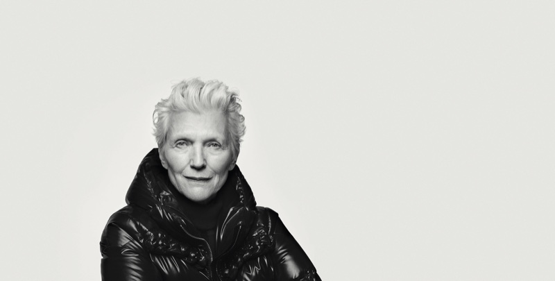 Model Maye Musk in Moncler BEYOND campaign