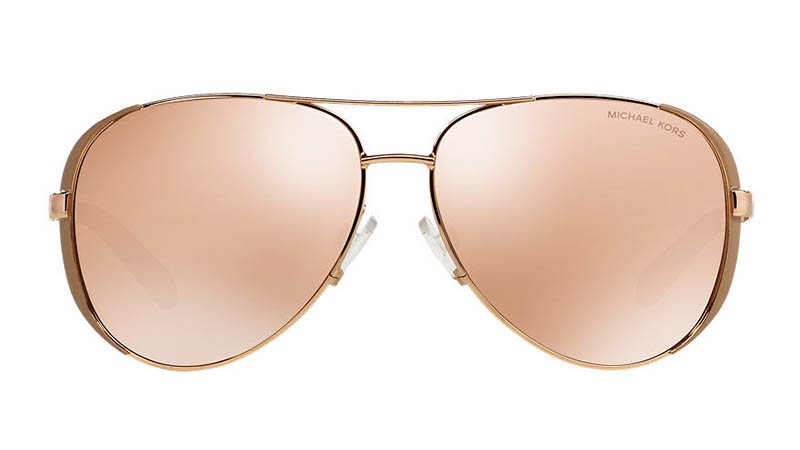 Michael Kors Chelsea Sunglasses in Rose Gold/Gold $99