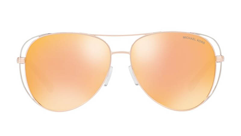 Michael Kors Lai Sunglasses in Rose Gold/Gold $139