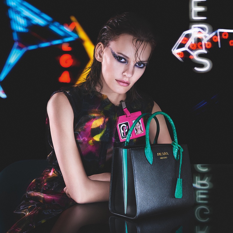 Handbags take the focus in Prada fall-winter 2018 campaign