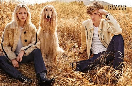 Pyper America & Lucky Blue Smith Pose for Harper's Bazaar Singapore Pyper America & Lucky Blue Smith Pose for Harper's Bazaar Singapore
