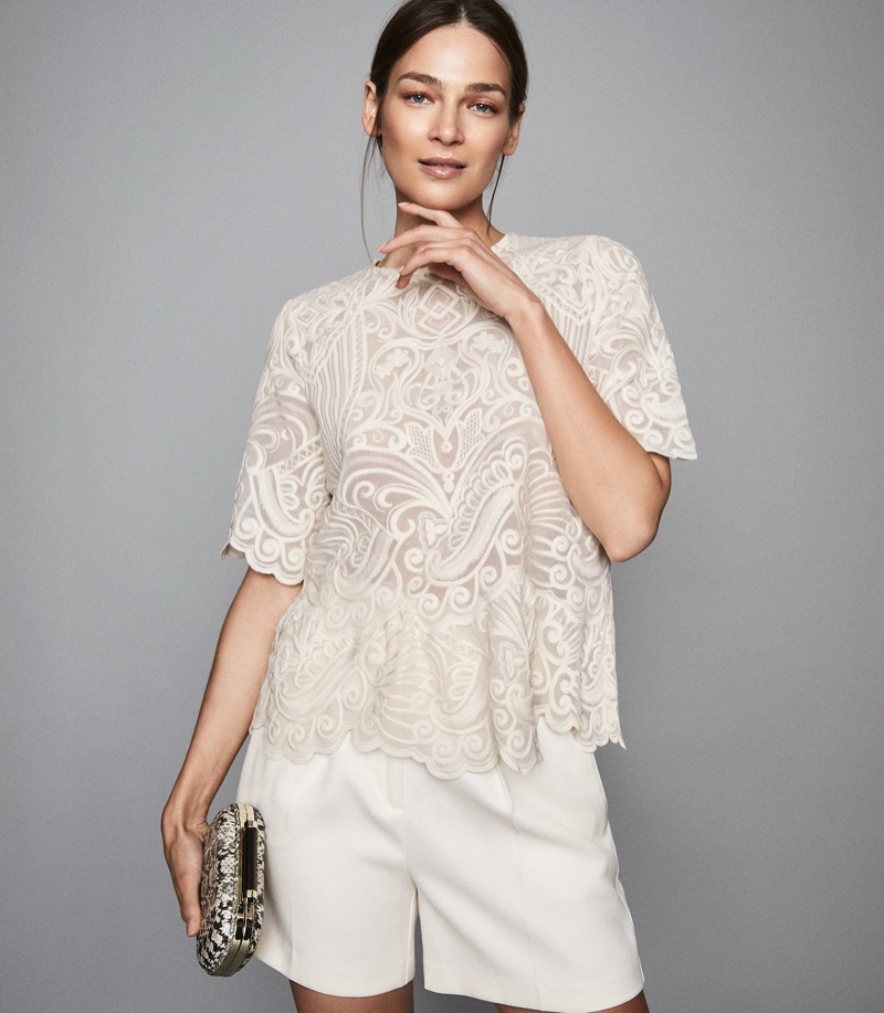 Reiss Melania Lace Top $140 (previously $295)