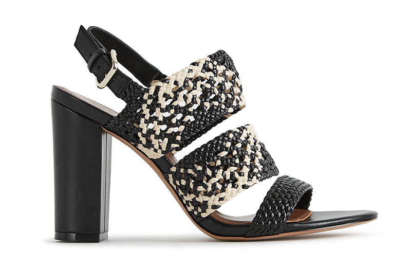 Reiss Sylvia Woven Block Heeled Sandals $90 (previously $330)