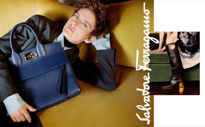 Stella Tennant stars in Salvatore Ferragamo fall-winter 2018 campaign