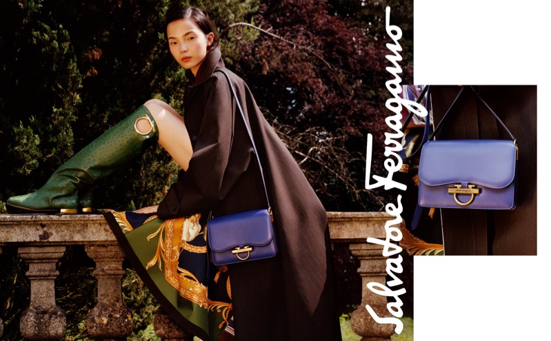 Xiao Wen Ju fronts Salvatore Ferragamo fall-winter 2018 campaign