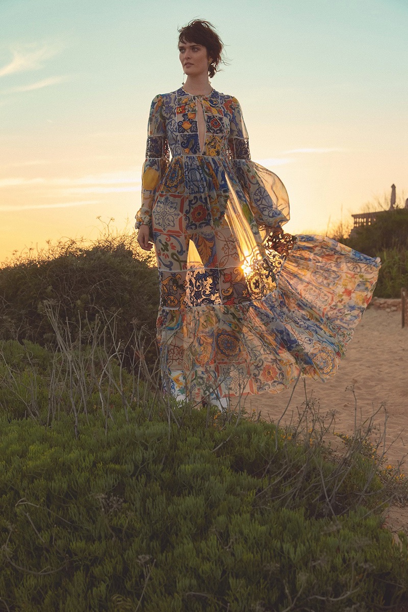 Sam Rollinson Models Pretty Summer Dresses for S Moda