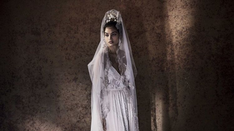 Shanina Shaik Wows in Wedding Gowns for Vogue Brides Australia