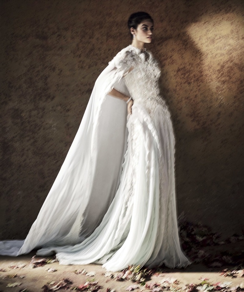 Shanina Shaik Vogue  Brides Australia Wedding  Dress  