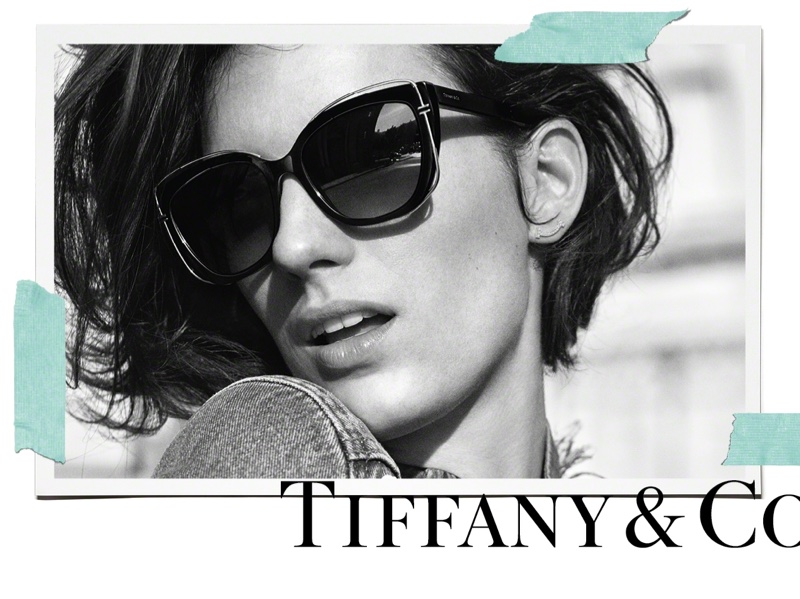 tiffany sunglasses with flower on side