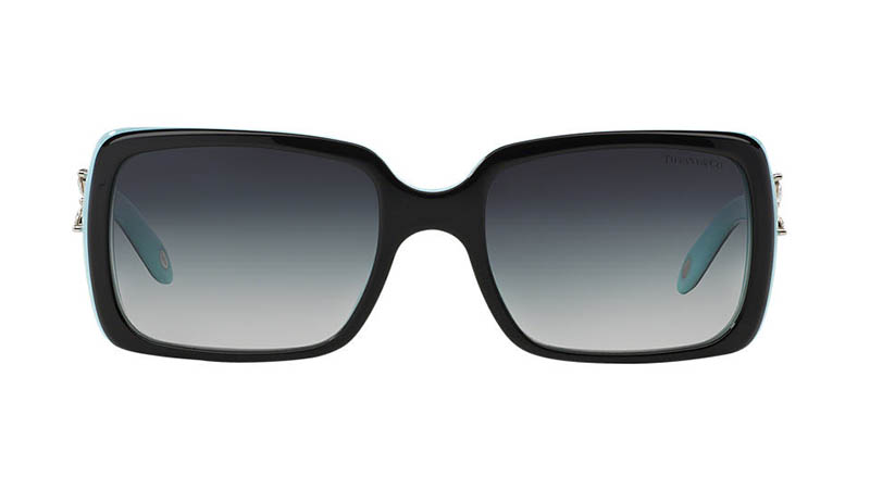 Tiffany & Co. Tiffany Victoria Sunglasses in Black/Grey $340