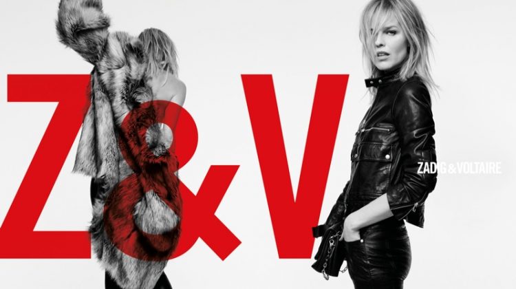 Eva Herzigova Rocks in Zadig & Voltaire’s Fall 2018 Campaign