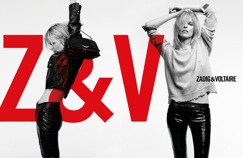 Eva Herzigova stars in Zadig & Voltaire fall-winter 2018 campaign