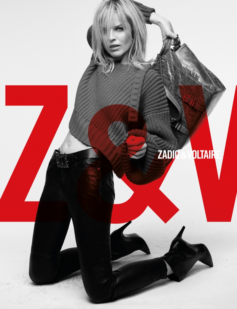 Zadig & Voltaire enlists Eva Herzigova for fall-winter 2018 campaign