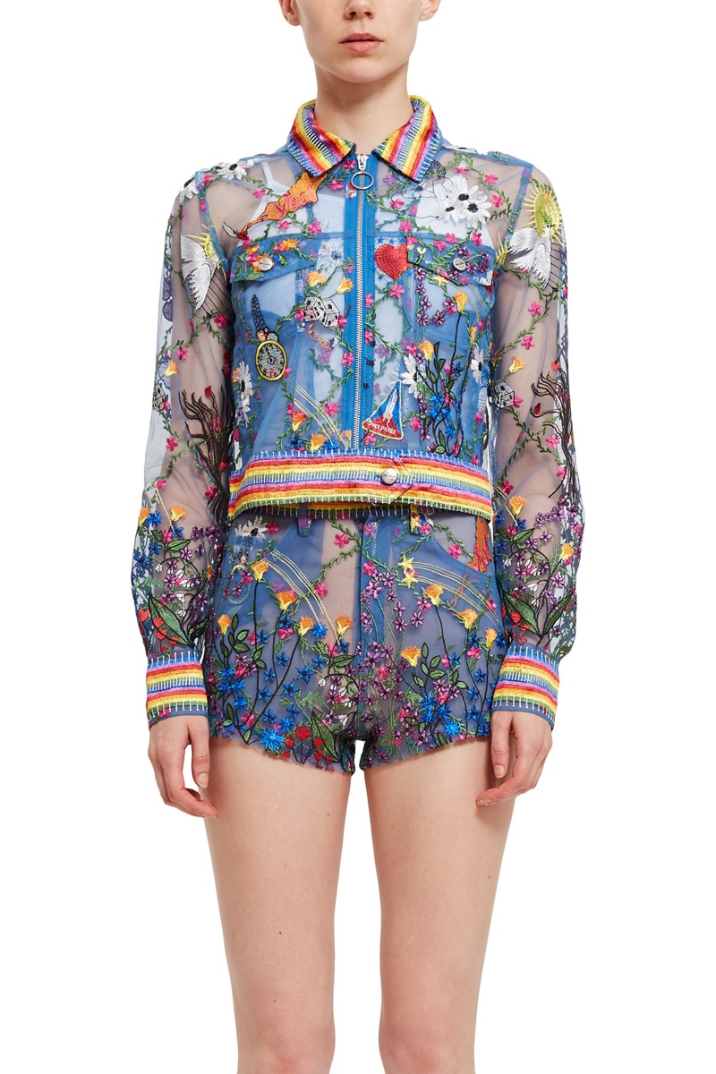 Adam Selman x Opening Ceremony Sheer ‘70s Jean Jacket $650