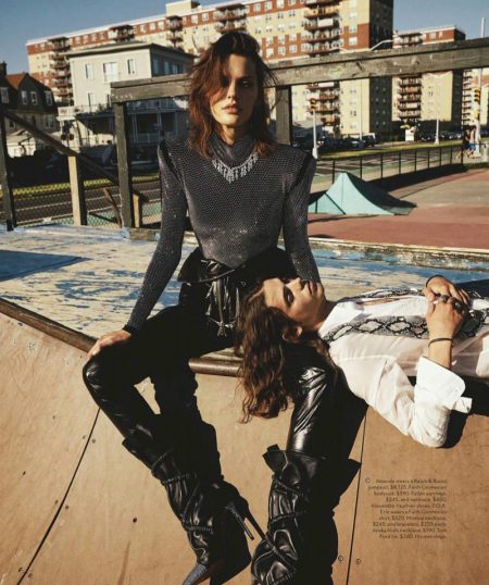 Amanda Murphy Models Rock & Roll Style for Vogue Australia Amanda Murphy Models Rock & Roll Style for Vogue Australia