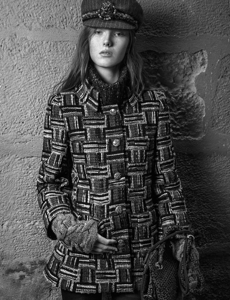 Amelleah Thomas Wears Chanel Pre-Fall in Harper's Bazaar Indonesia