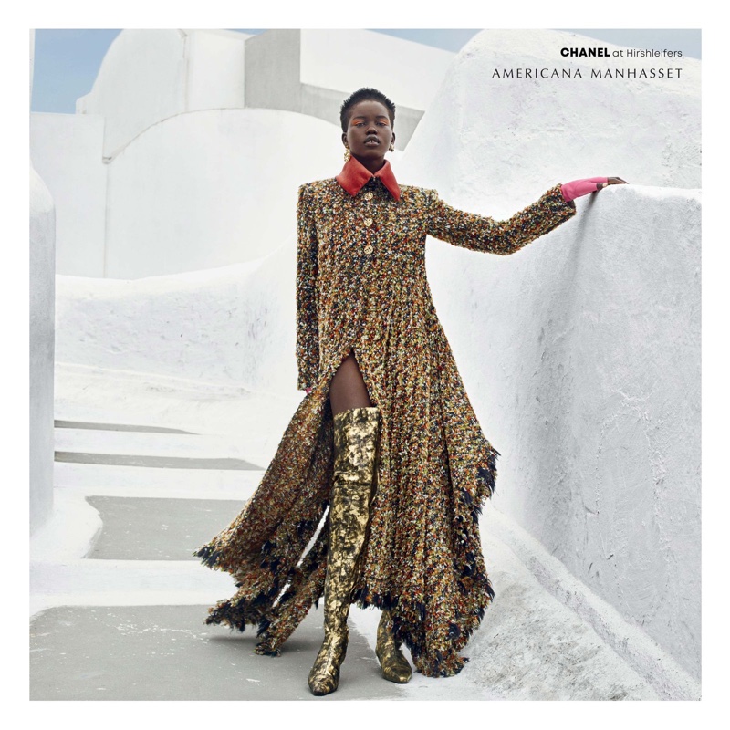 Adut Akech stars in Americana Manhasset fall-winter 2018 campaign